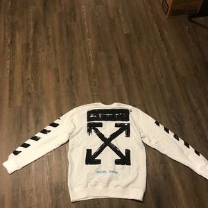 Fake Off White Crew (Size XL fits like medium)